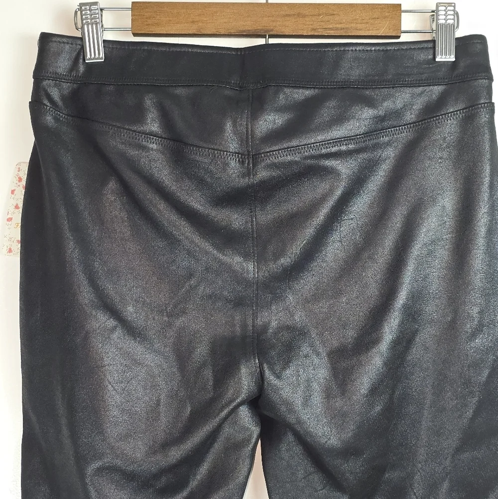 NWT Free People Vegan Faux Leather Leggings Size 10
